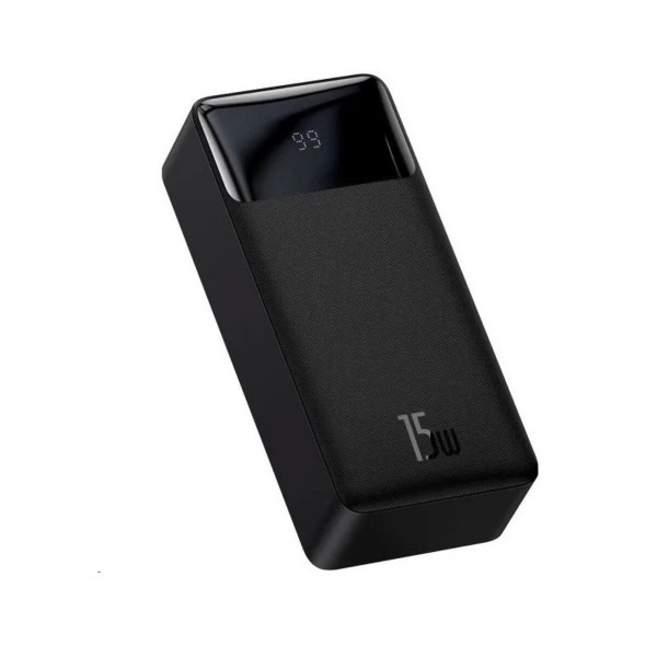 Зовнішній акумулятор Baseus Bipow Digital Display Power Bank 30000mAh 15W Black