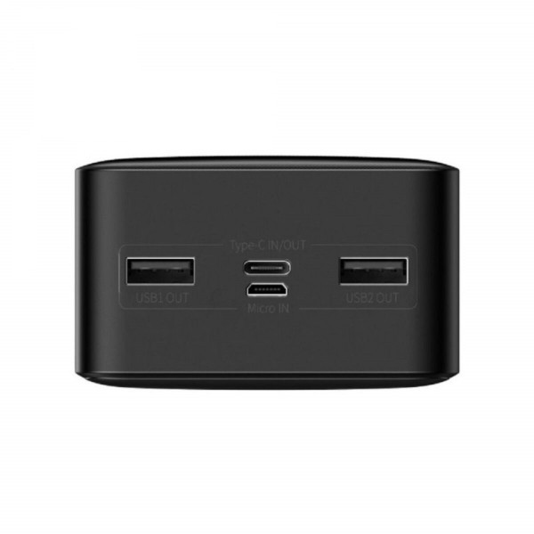 Зовнішній акумулятор Baseus Bipow Digital Display Power Bank 30000mAh 15W Black