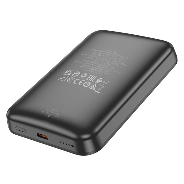 Зовнішній акумулятор BOROFONE BJ63A Nimble PD20W magnetic power bank (10000mAh) Чорний