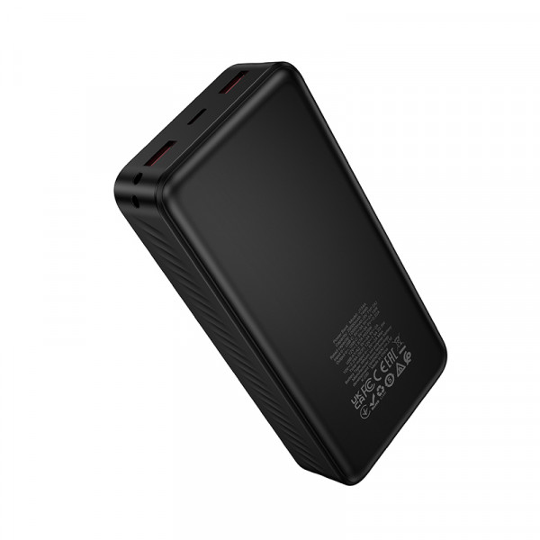 Зовнішній акумулятор HOCO J154A Victorious 22.5W+PD20W fully compatible power bank(20000mAh) Black (6942007660761)