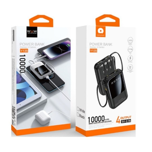 Зовнішній акумулятор WUW Y135 10000mAh Black