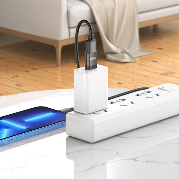 Адаптер HOCO UA17 Type-C male to USB female USB3.0 adapter Чорний