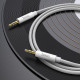 Аудiокабель HOCO UPA19 AUX audio cable (L=1M) Silver