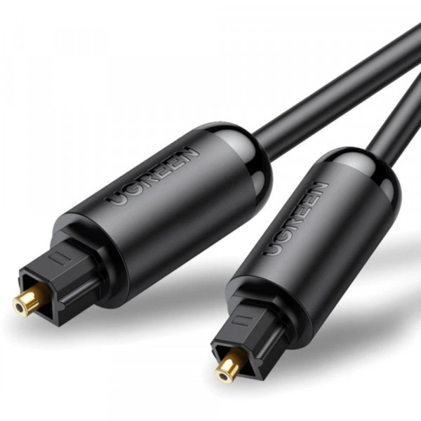 Аудіокабель UGREEN AV122 Toslink Optical Audio Cable 1m Black (UGR-70890)