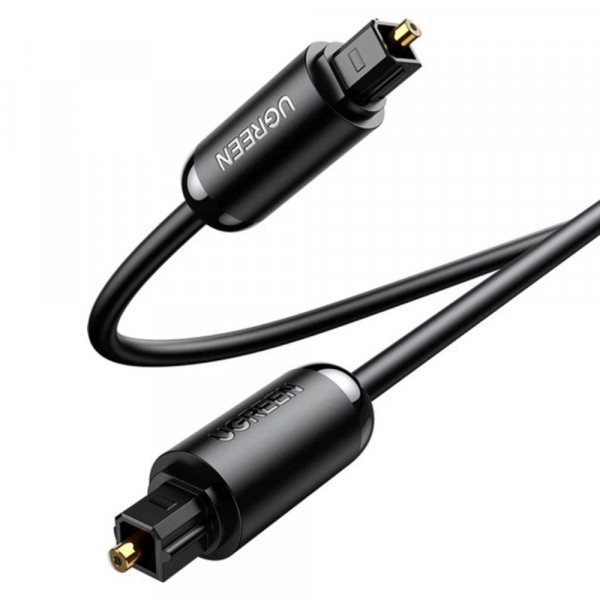 Аудіокабель UGREEN AV122 Toslink Optical Audio Cable 1m Black (UGR-70890)