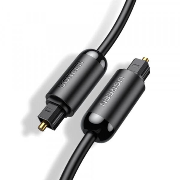 Аудіокабель UGREEN AV122 Toslink Optical Audio Cable 1m Black (UGR-70890)