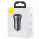Автомобільний зарядний пристрій Baseus Golden Contactor Max Dual Fast Charger Car Charger U+C 60W Dark Gray (CGJM000113)