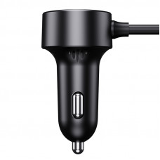 Автомобільний зарядний пристрій Baseus High Efficiency Pro 1-for-2 Car Cigarette Lighter 30W Cosmic Чорний