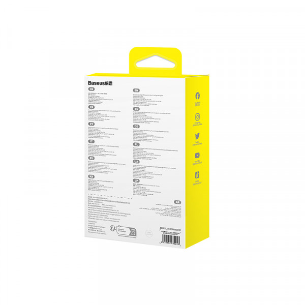 Автомобільний зарядний пристрій Baseus High Efficiency Pro 1-for-2 Car Cigarette Lighter 30W Cosmic Чорний