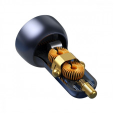 Автомобільний зарядний пристрій Baseus Particular Digital Display QC+PPS Dual Quick Charger Car Charger 65W Dark Gray (CCKX-C0G)