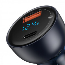 Автомобільний зарядний пристрій Baseus Particular Digital Display QC+PPS Dual Quick Charger Car Charger 65W Dark Gray (CCKX-C0G)