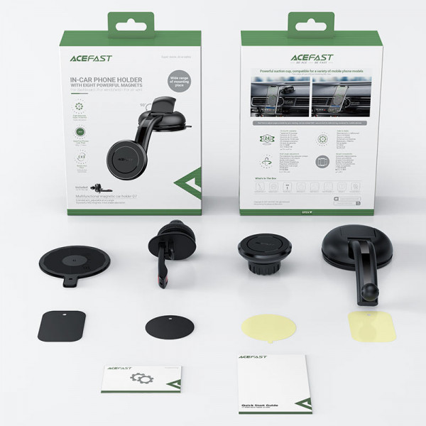 Автотримач для телефона ACEFAST D7 multifunctional magnetic car holder (6974316281238)