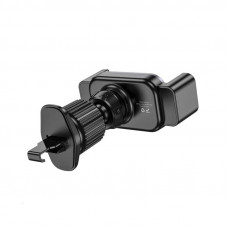 Автотримач для телефона BOROFONE BH106 Ascend pull clip car holder(air outlet) Black Metal Gray (6941991109713)