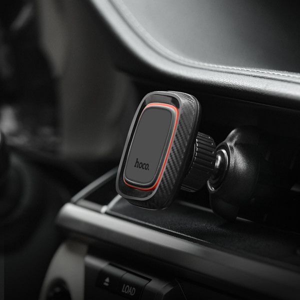 Автотримач для телефона HOCO CA23 Lotto series magnetic air outlet holder Чорний