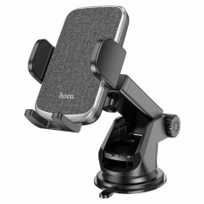 Автотримач для телефона HOCO CA95 Polaris push-type telescopic suction cup car holder Чорний