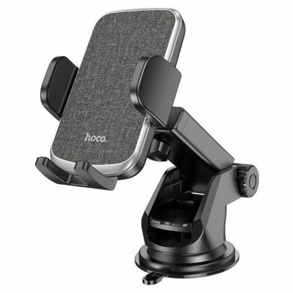 Автотримач для телефона HOCO CA95 Polaris push-type telescopic suction cup car holder Чорний