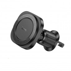 Автотримач для телефона HOCO H28 Rainbow ring magnetic car holder(air outlet) Чорний