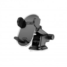 Автотримач для телефона HOCO H3 Shiny press type car holder(center console) Black
