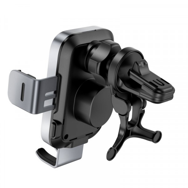 Автотримач для телефона з БЗП WIWU FREELANDER Car Wireless Charger CH-313 Black (6976195097351)