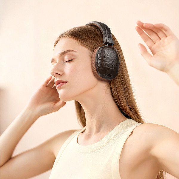 Бездротові накладні навушники BOROFONE BO34 Suenos BT headset Black (6941991126253)