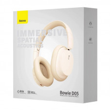Бездротові навушники Baseus Bowie D05 Wireless Headphones Creamy-white