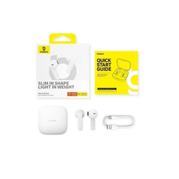 Бездротові навушники Baseus Bowie E16 True Wireless Earphones Stellar White