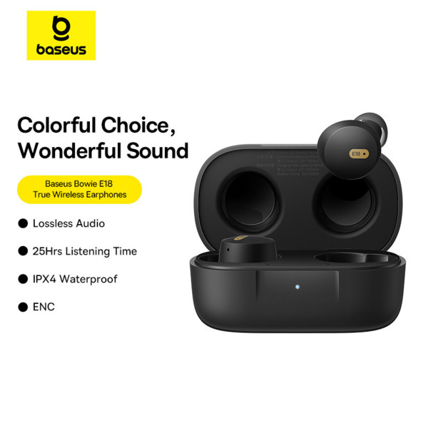 Бездротові навушники Baseus Bowie E18 True Wireless Earphones Cosmic Black