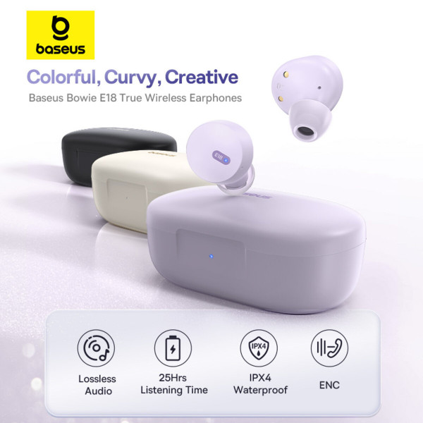 Бездротові навушники Baseus Bowie E18 True Wireless Earphones Cosmic Black