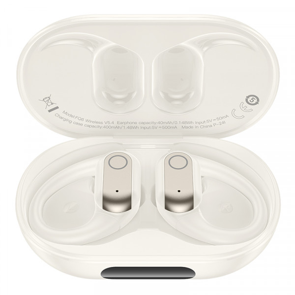 Бездротові навушники BOROFONE FQ6 Dream sound true wireless BT headset Milky White