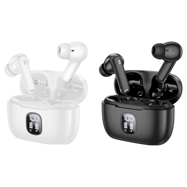 Бездротові навушники BOROFONE FQ7 Treasure wireless ANC+ENC noise reduction BT headset Black