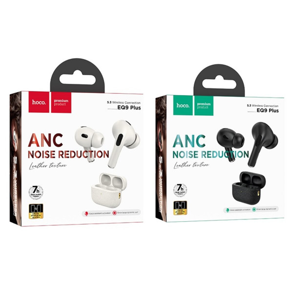 Бездротові навушники HOCO EQ9 Duke true wireless BT headset Black