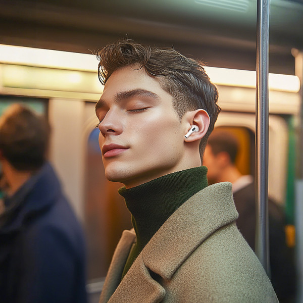 Бездротові навушники HOCO EW90 True wireless ANC noise reduction BT headset White (6942007658584)