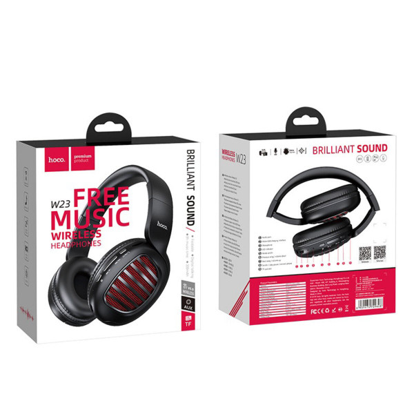 Бездротові навушники HOCO W23 Brilliant sound wireless headphones Black