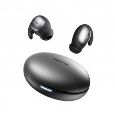Бездротові навушники "REMAX Sleep True Wireless Stereo Music Call Earphones TWS-01" Grey (6954851253754)