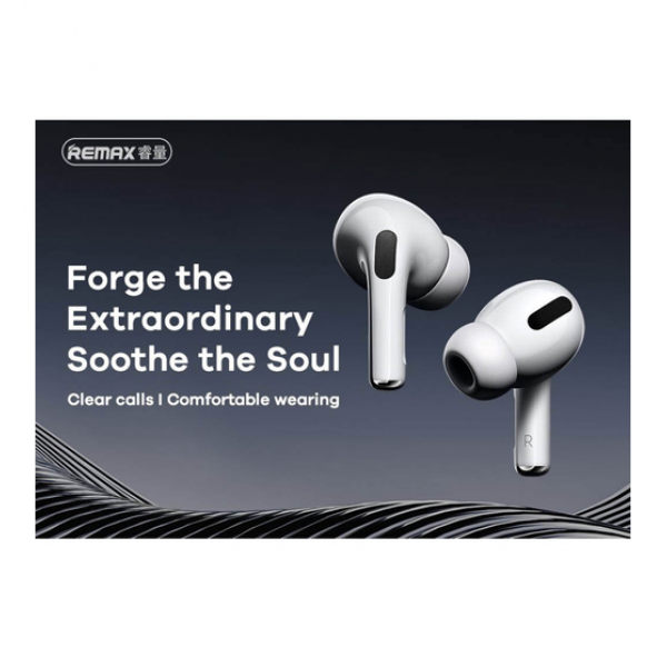 Бездротові навушники TWS REMAX PD-BT533N Pro ,ANC+ENC, Support in-ear detection and wireless chargin, IPX4, White (PD-BT533NPro)