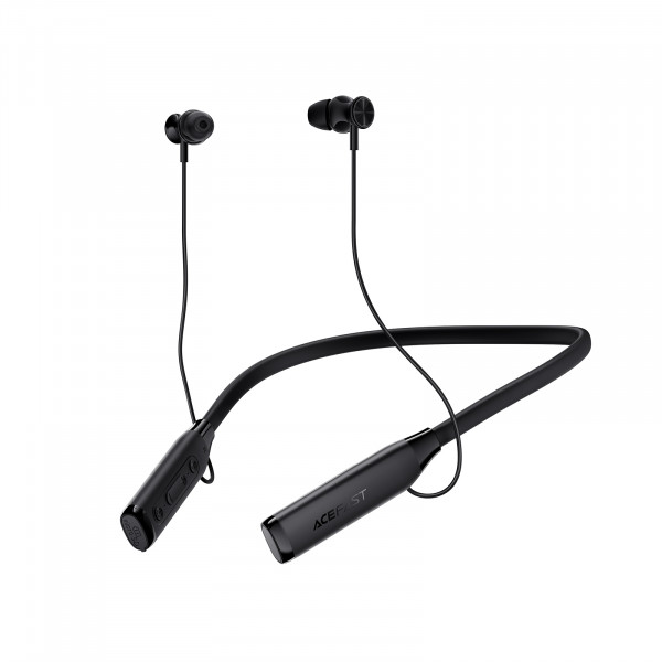 Бездротові спортивні навушники ACEFAST N7 neck hanging wireless earphones Black (6974316285663)
