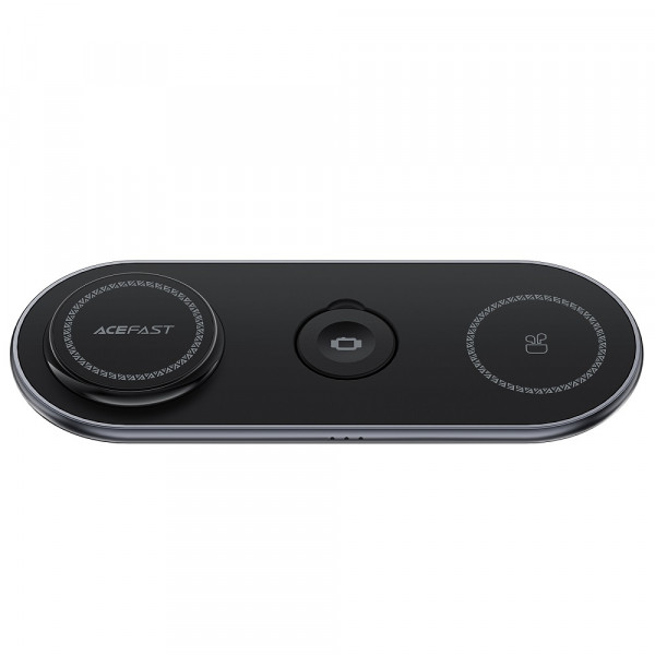 Бездротовий зарядний пристрій ACEFAST E19 Qi2 desktop 3-in-1 wireless charging holder Black