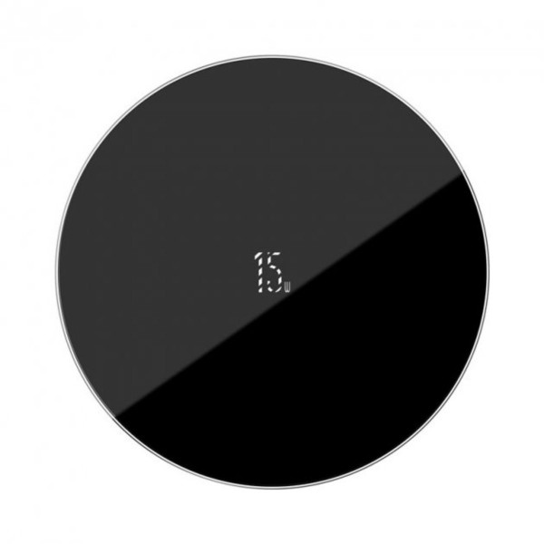Бездротовий зарядний пристрій Baseus Simple Wireless Charger 15W（Updated Version for Type-C）Black