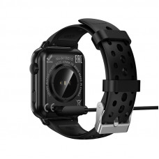 Бездротовий зарядний пристрій для смарт-годинника BOROFONE BD15 Smart bracelet charging cable Black (6941991126611)