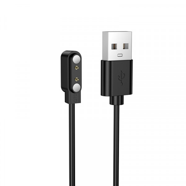 Бездротовий зарядний пристрій для смарт-годинника BOROFONE BD15 Smart bracelet charging cable Black (6941991126611)