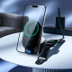 Бездротовий зарядний пристрій HOCO CQ23 Pole Qi2.2 3-in-1 magnetic wireless fast charger Black (6942007676960)