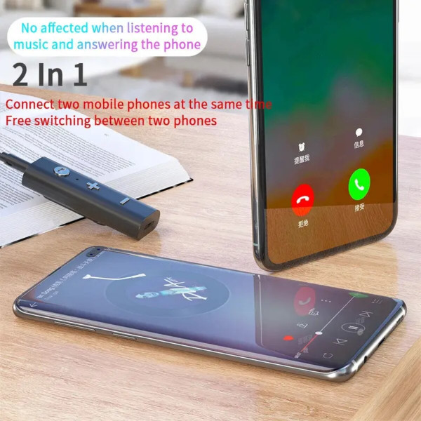 Bluetooth ресивер ESSAGER Acoustic BT5.0 Audio Receiver Чорний