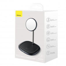 БЗП Baseus Swan 2-in-1 Wireless Magnetic Charging Bracket 20W+USB For type-C 3A 1m Чорний