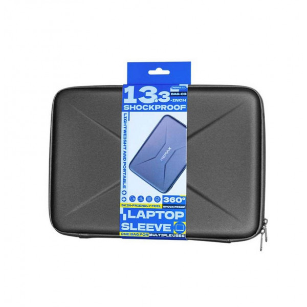 Чохол для ноутбука "REMAX 13.3-inch Shockproof Laptop Sleeve BAG-03" Black (6954851256441)