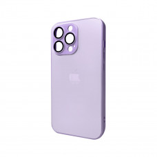 Чохол для смартфона AG Glass Matt Frame Color Logo for Apple iPhone 12 Pro Light Purple