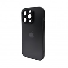 Чохол для смартфона AG Glass Matt Frame Color Logo for Apple iPhone 14 Pro Graphite Чорний
