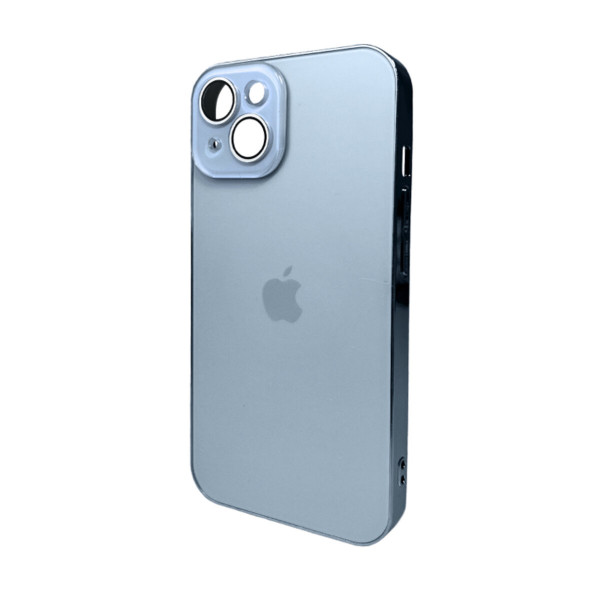 Чохол для смартфона AG Glass Sapphire Frame MagSafe Logo for Apple iPhone 15 Sierra Блакитний