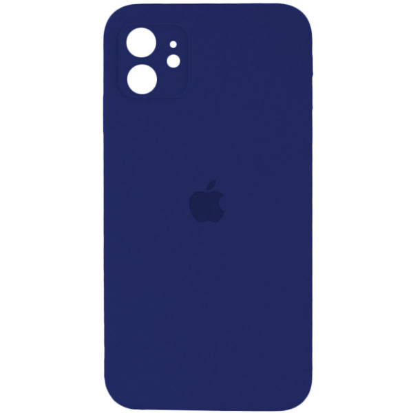 Чохол для смартфона Silicone Full Case AA Camera Protect for Apple iPhone 11 39,Navy Блакитний