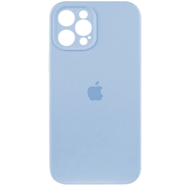 Чохол для смартфона Silicone Full Case AA Camera Protect for Apple iPhone 12 Pro 27,Mist Блакитний