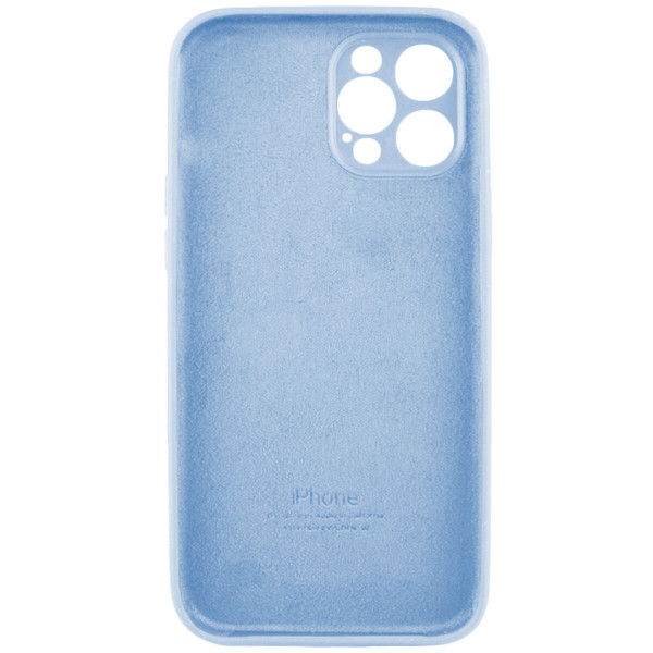 Чохол для смартфона Silicone Full Case AA Camera Protect for Apple iPhone 12 Pro 27,Mist Блакитний